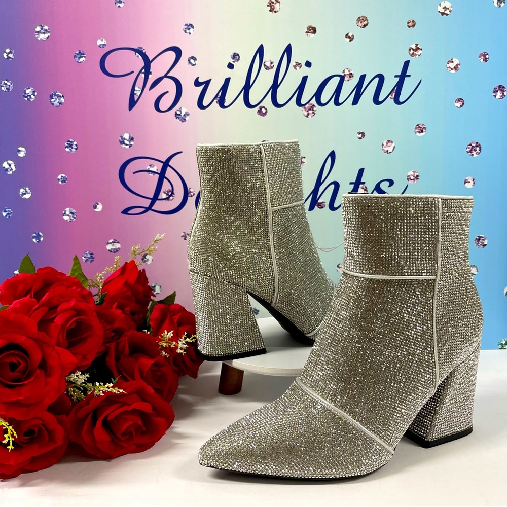 🔥RESTOCKED RUN! RHINESTONE BOOTIES